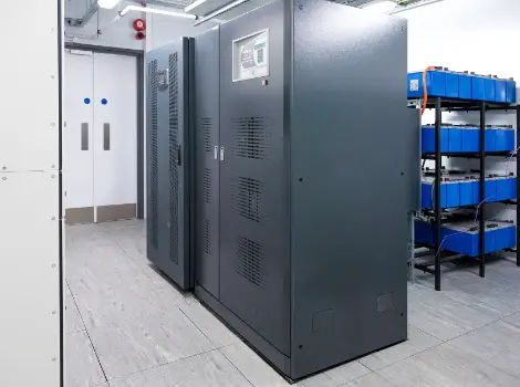 UPS batteries backing up a commercial appliance