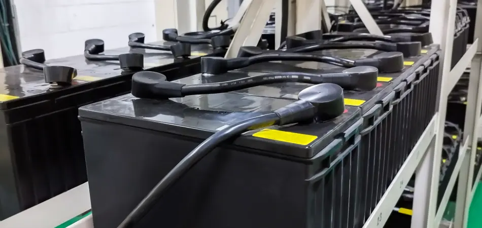 A UPS battery backup system